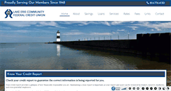 Desktop Screenshot of lecfcu.com